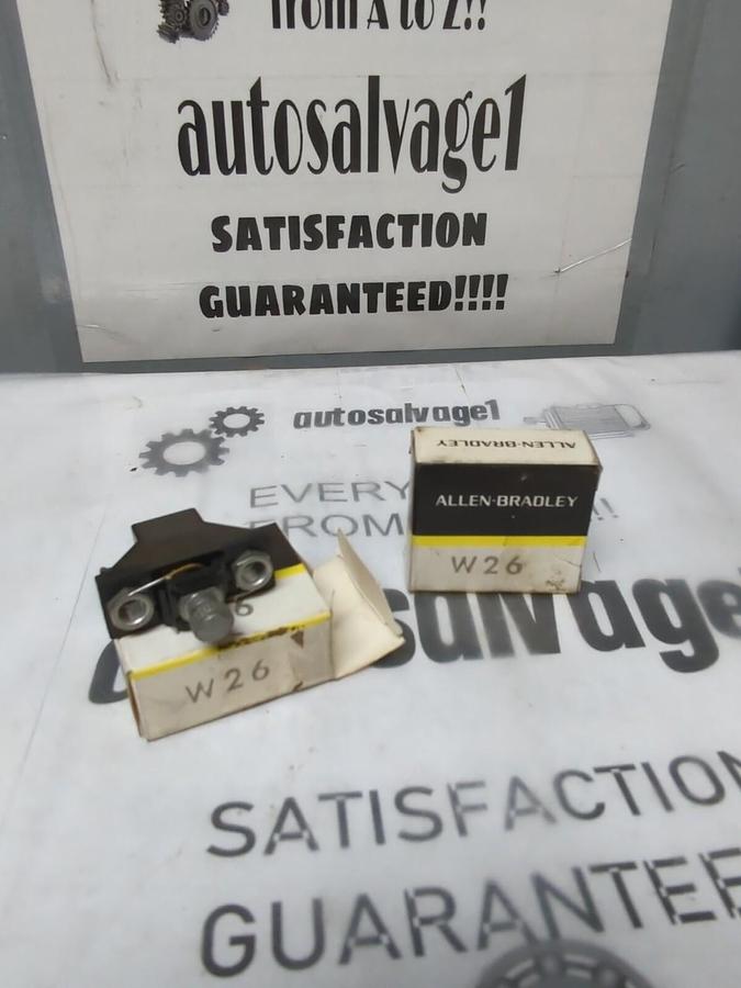 ALLEN BRADLEY,W26,OVERLOAD PROTECTION HEATER ELEMENT LOT OF 2 NOS