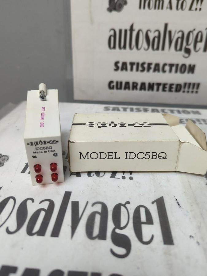 OPTO 22,IDC5BQ,QUAD PAK 4-CHANNEL DC INPUT 4-16VDC LOGIC HIGH SPEED NOS