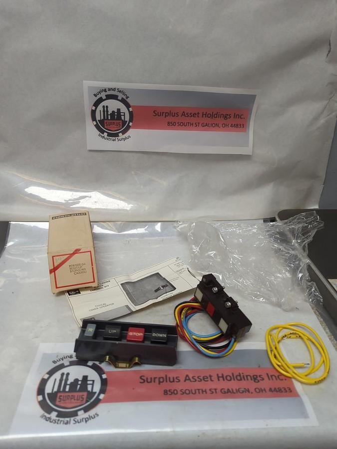 CUTLER HAMMER,C400KR2,RESET-UP-STOP-DOWN PUSH BUTTON NOS