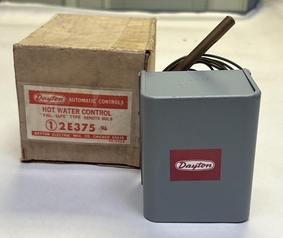 Used DAYTON,2E375,HOT WATER CONTROL NEW