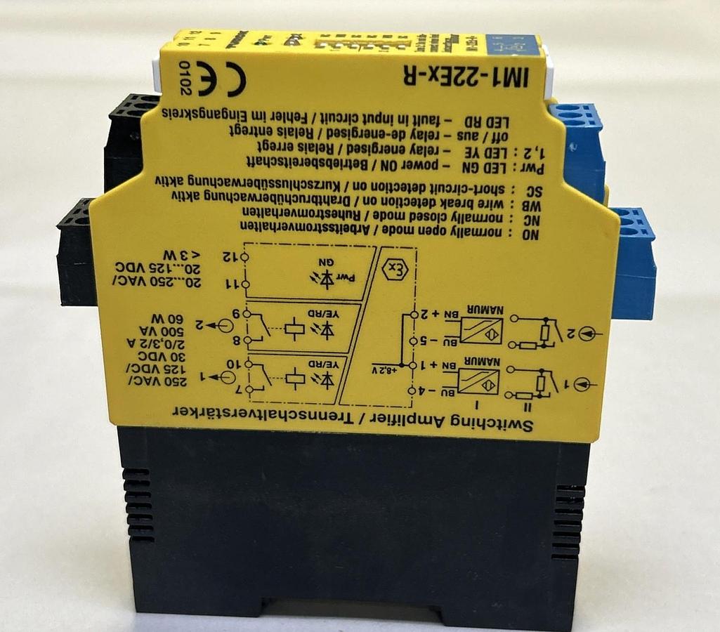 Used TURCK,IM1-22EX-R,ISOLATING SWITCHING AMPLIFIER NEW