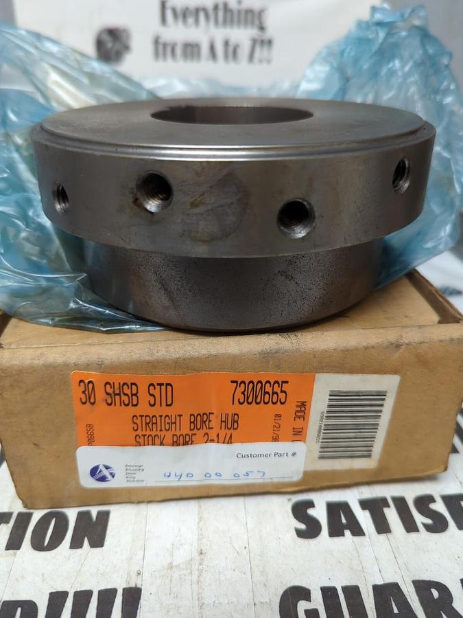 REXNORD,7300665,30 SHSB STD STRAIGHT BORE HUB STOCK BORE 2-1/4 INCH NOS