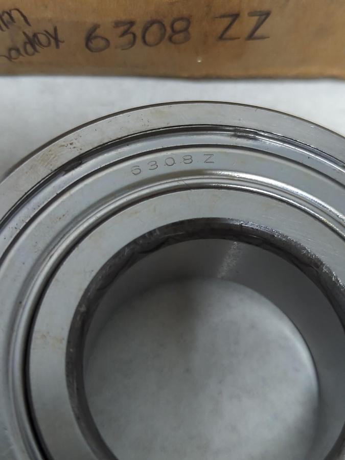 MGM RADOX,6308ZZ,METAL SHIELDED BALL BEARING NOS