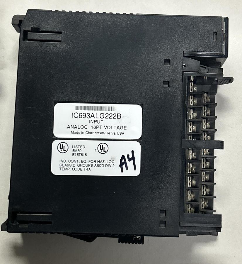 Used GE FANUC,IC693ALG222B,ANALOG INPUT MODULE LOT OF 2