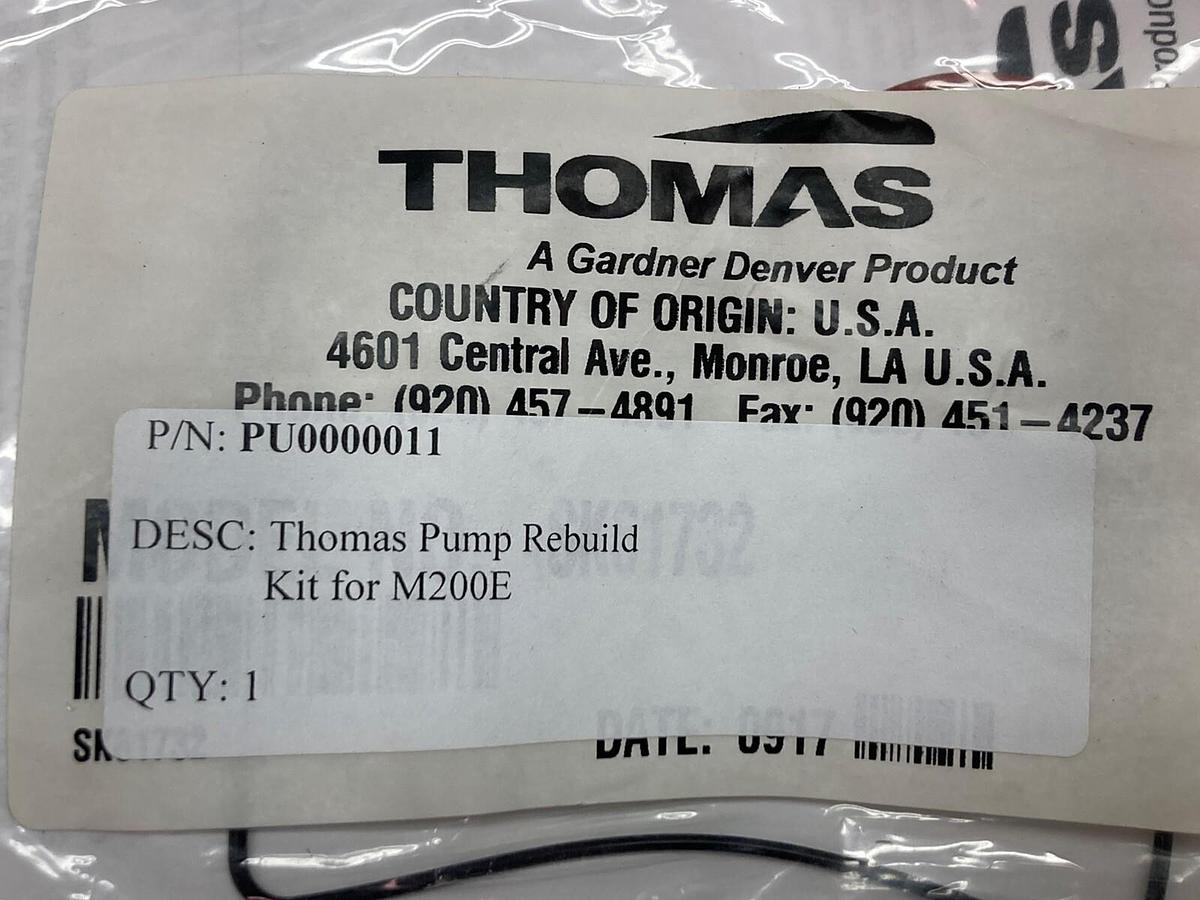 Used Thomas,Model SK61732,Compressor Service Kit
