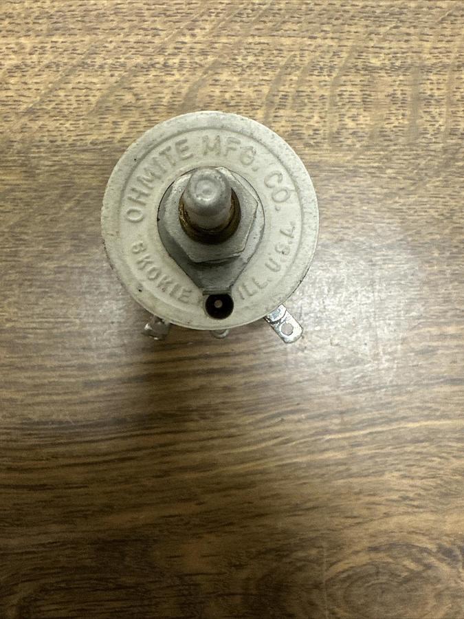 Ohmite,RGS1KO,1000 Ohm Rheostat