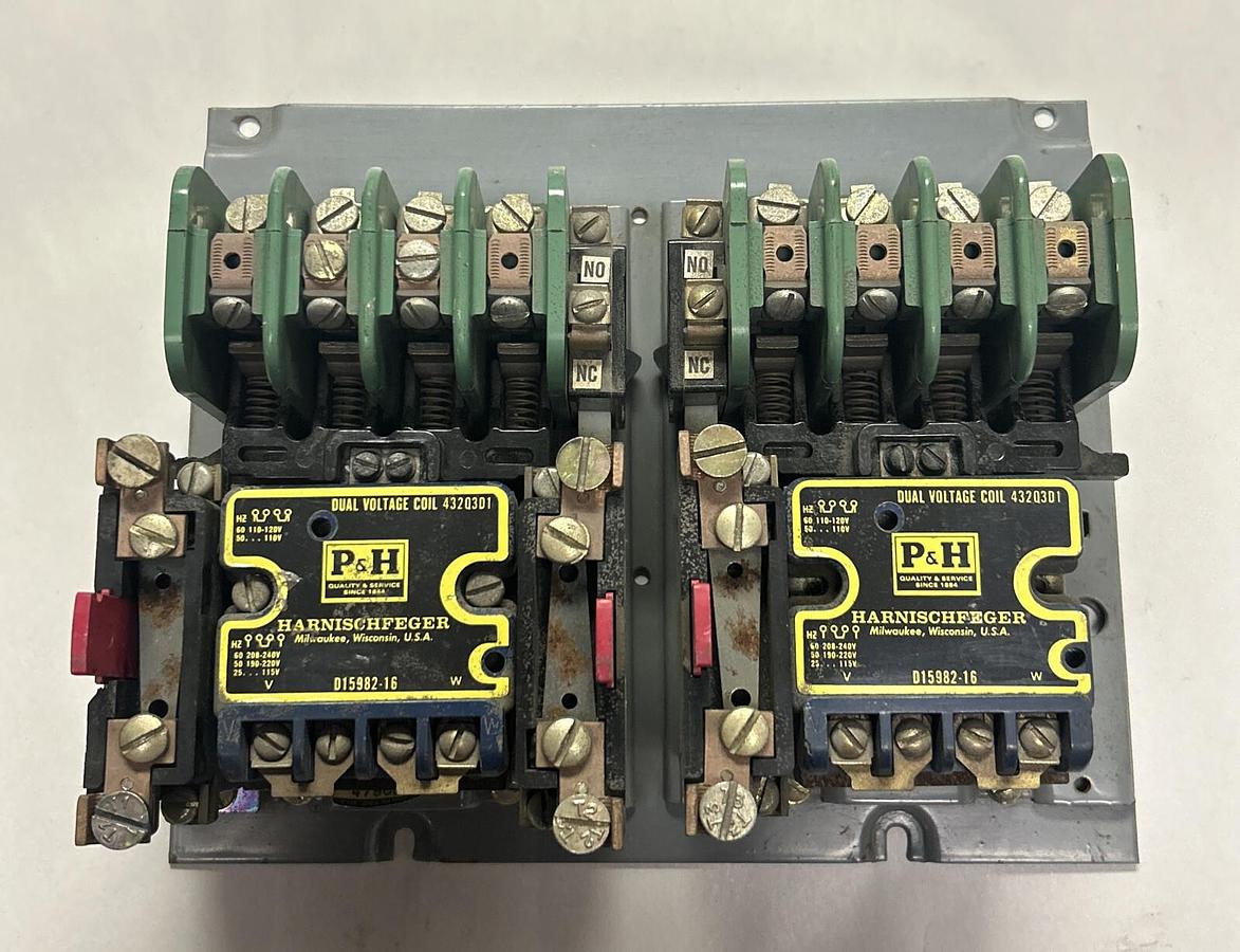 Used P&H,479U29D1,MAGNETIC CONTACTOR SIZE 1 600V