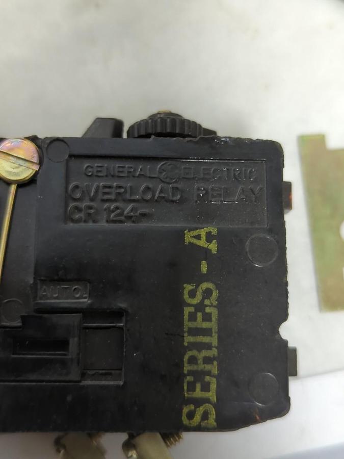 GENERAL ELECTRIC,CR124C024,OVERLOAD RELAY MISSING BOX NOS