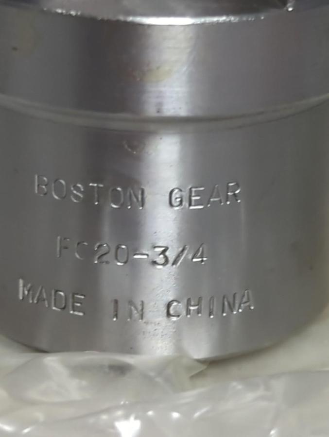 BOSTON GEAR,08262,COUPLING FC20-3/4 NOS