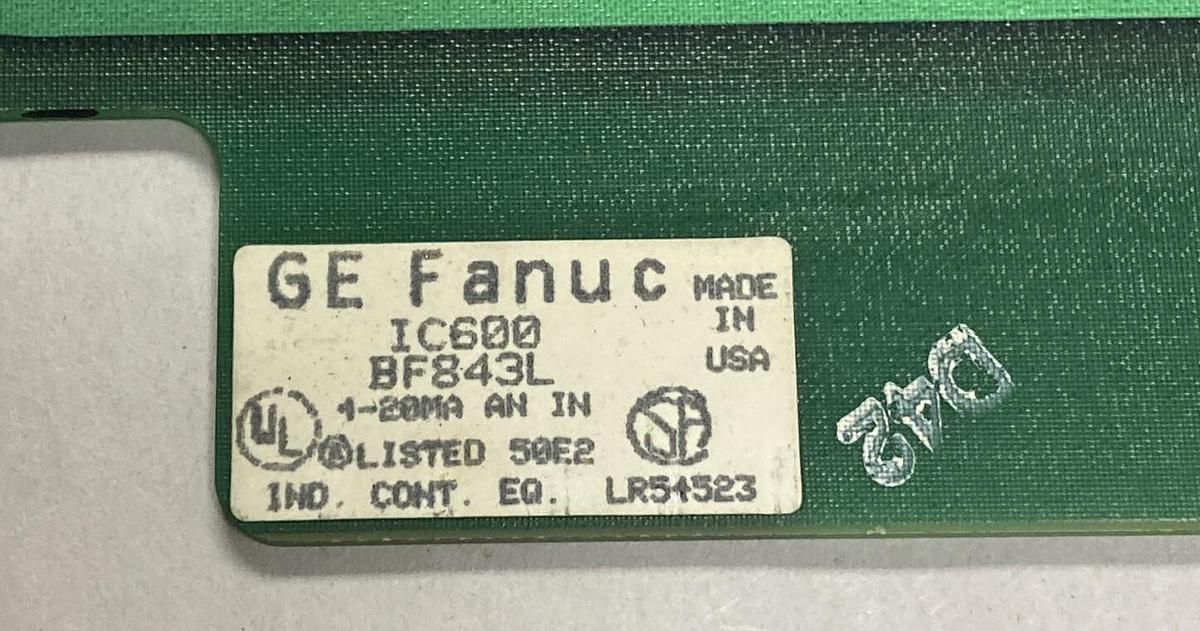 Used GE FANUC,IC600BF843L,INPUT MODULE