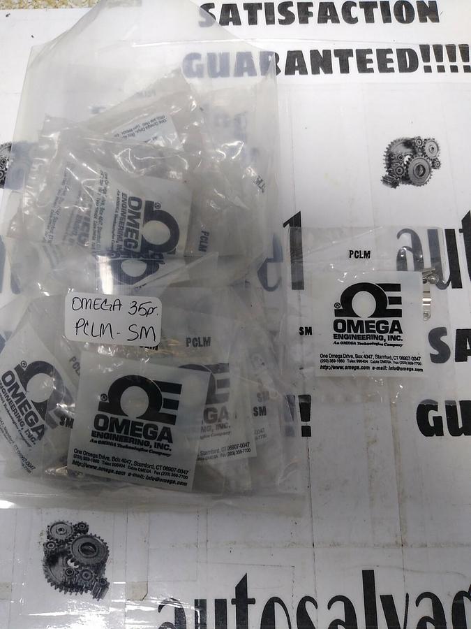 Used Omega,PCLM-SM,Cable Clamp Kit Lot of 35 NOS