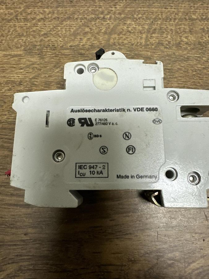 Used ABB,S271K10A,10 Amp Circuit Breaker