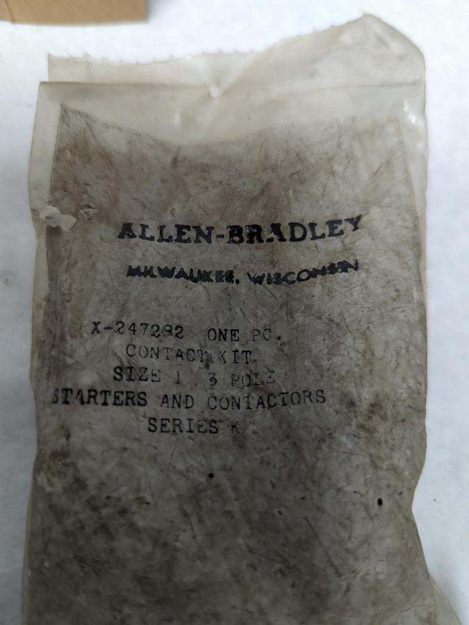 ALLEN-BRADLEY,X-247282,SIZE 1 CONTACT KIT 3-POLE NOS