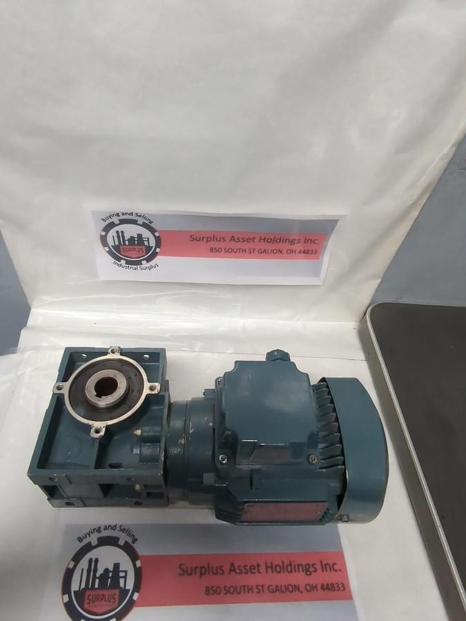 Used LEROY SOMER,3LS63-3R9153,MOTOR & GEAR REDUCER PRE-OWNED