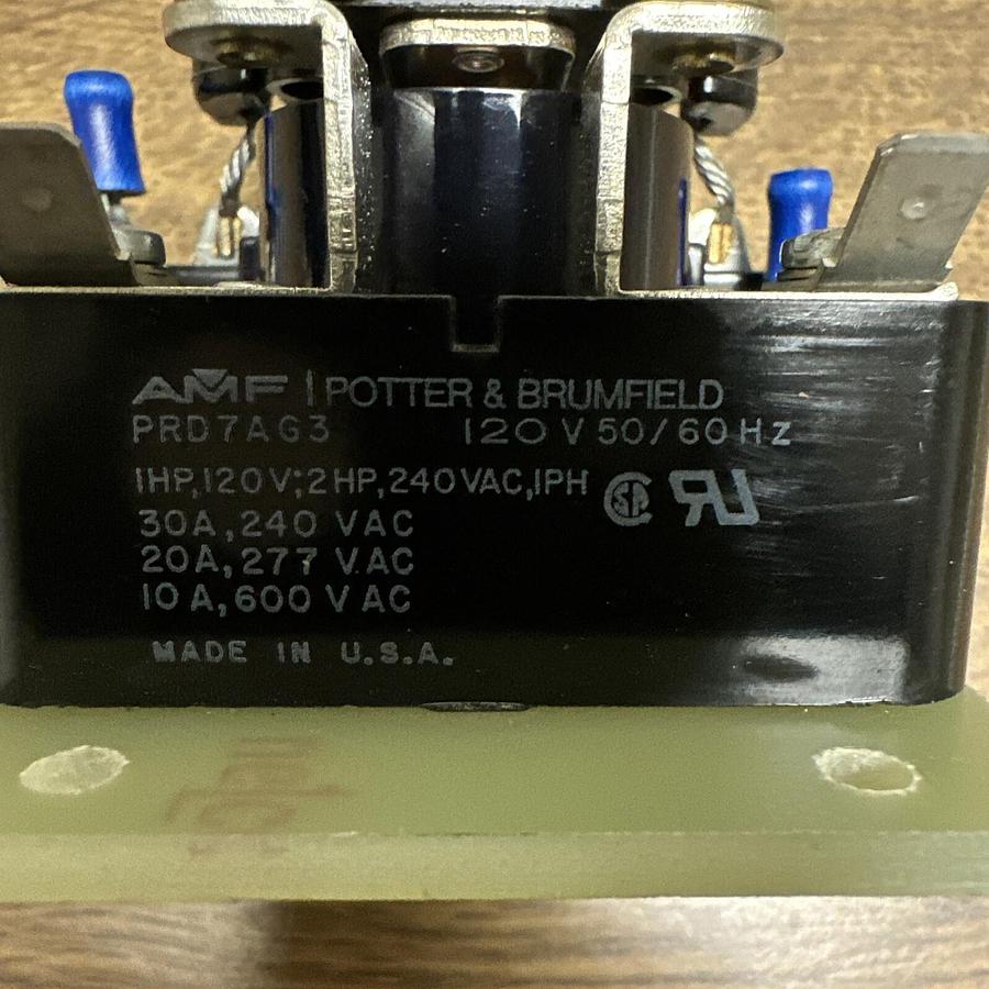 Used AMF Potter & Brombfield,PRD7AG3,Power Relay
