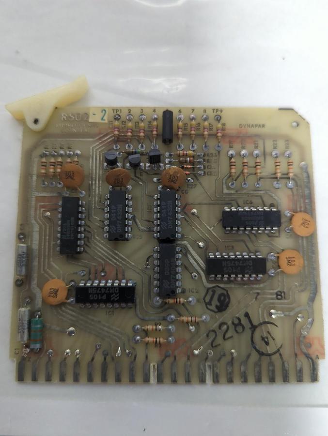 Used DYNAPAR,R502-2,BIDIRECTIONAL COUNTER BOARD PRE-OWNED