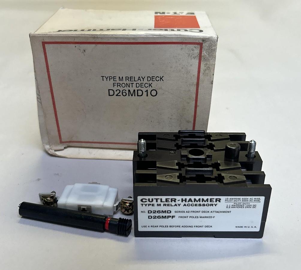 CUTLER HAMMER,D26MD10,RELAY NOS