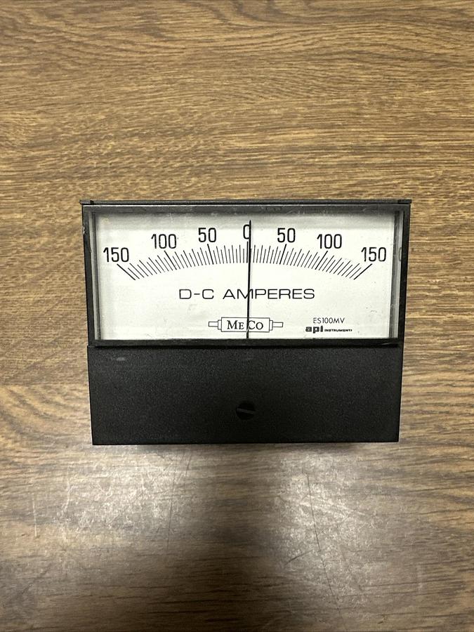Used API,ES10MV,DC Amp Meter 150-0-150