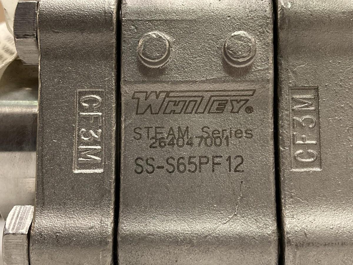 Whitey Swagelok,SS-S65PF12,3/4 INCH Steam Series Ball Valve