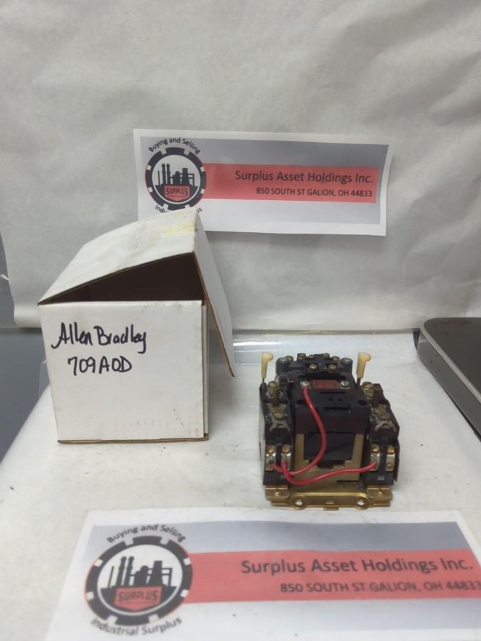 Used ALLEN-BRADLEY,709AOD,CONTACTOR SIZE 0 SERIES K PRE-OWNED