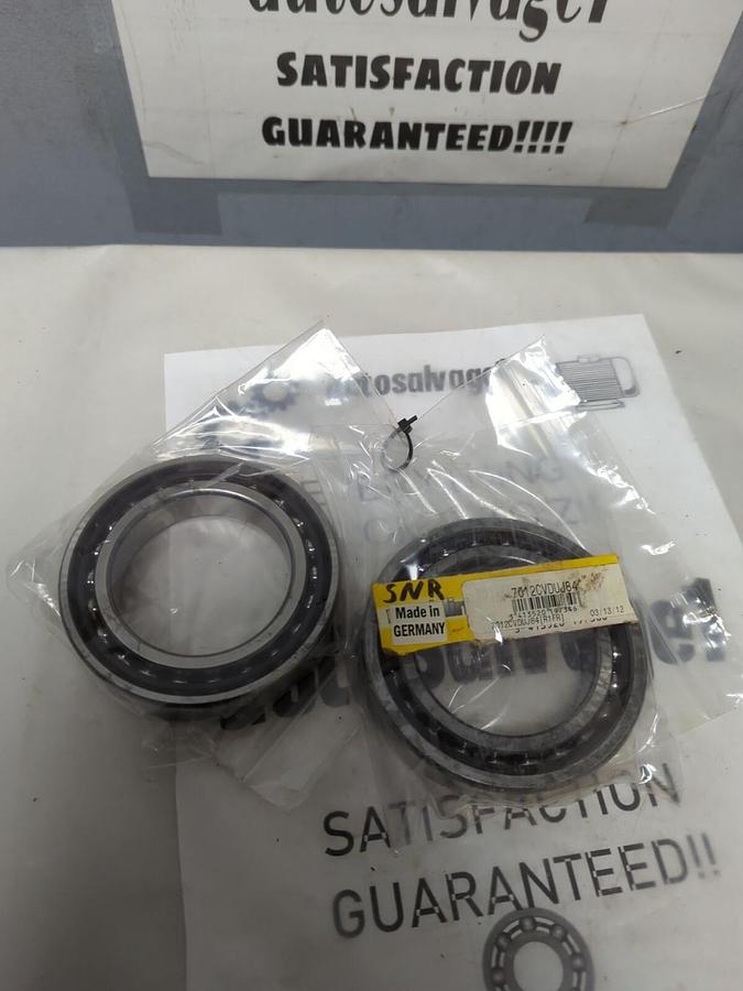 SNR,7012CVDUJ84,PRECISION ANGULAR CONTACT BEARING LOT/SET OF 2 NOS