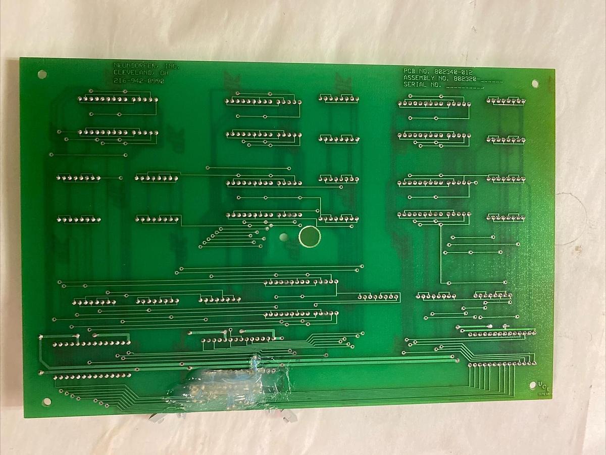 Used NEUNDORFER,MVC2-B1,DISPLAY BOARD REFURBISHED