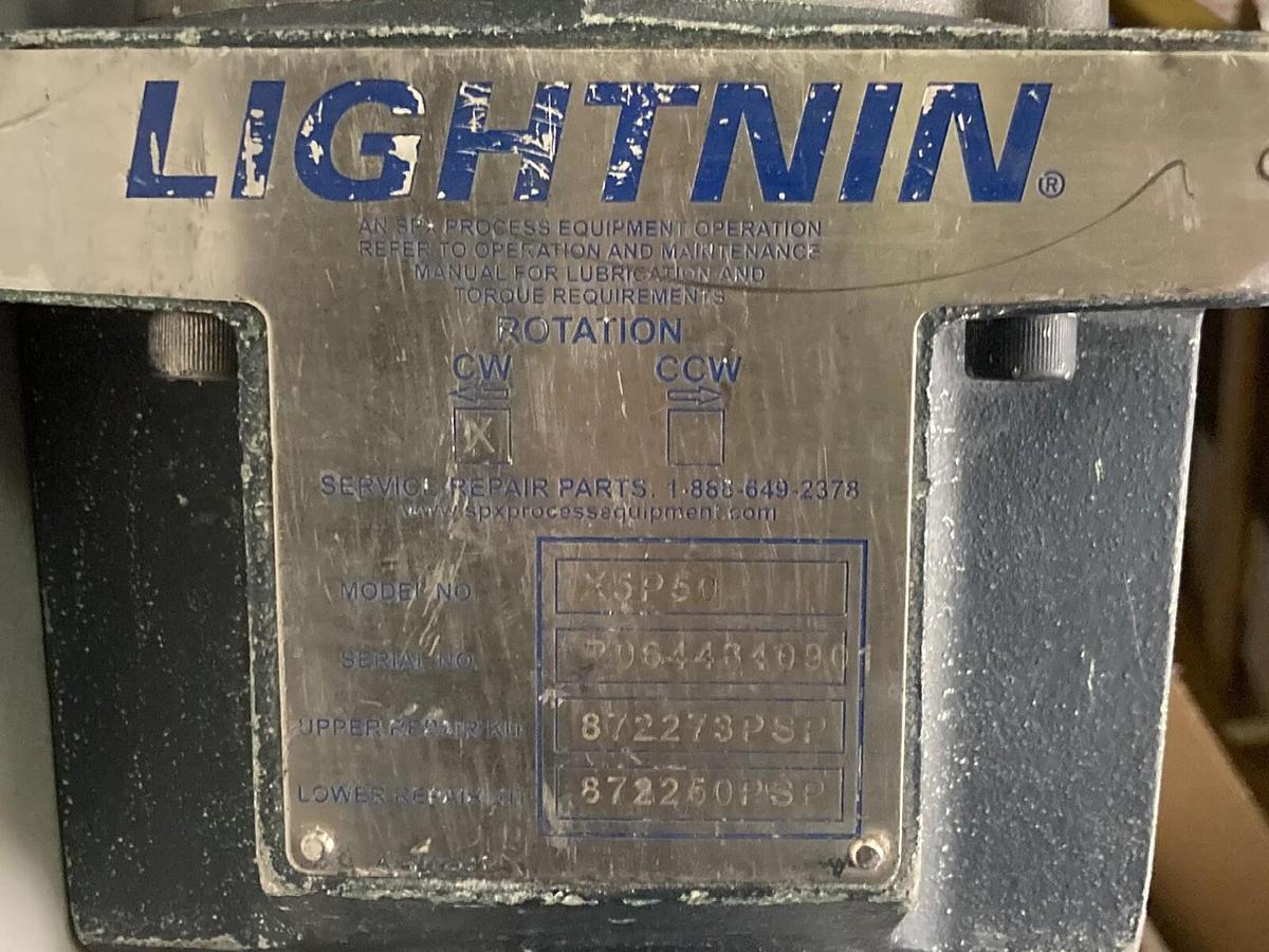 Used Lightnin,X5P50,3-Phase Mixer 0.33Hp 1730RPM