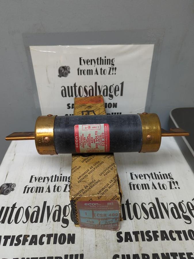 ECON,ECS-400,TIME-DELAY 400 AMP FUSE NOS