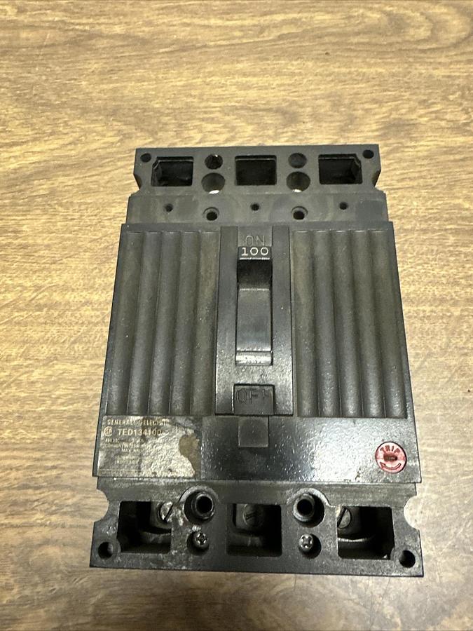 Used GE,TED134100,100 AMP 480V Breaker