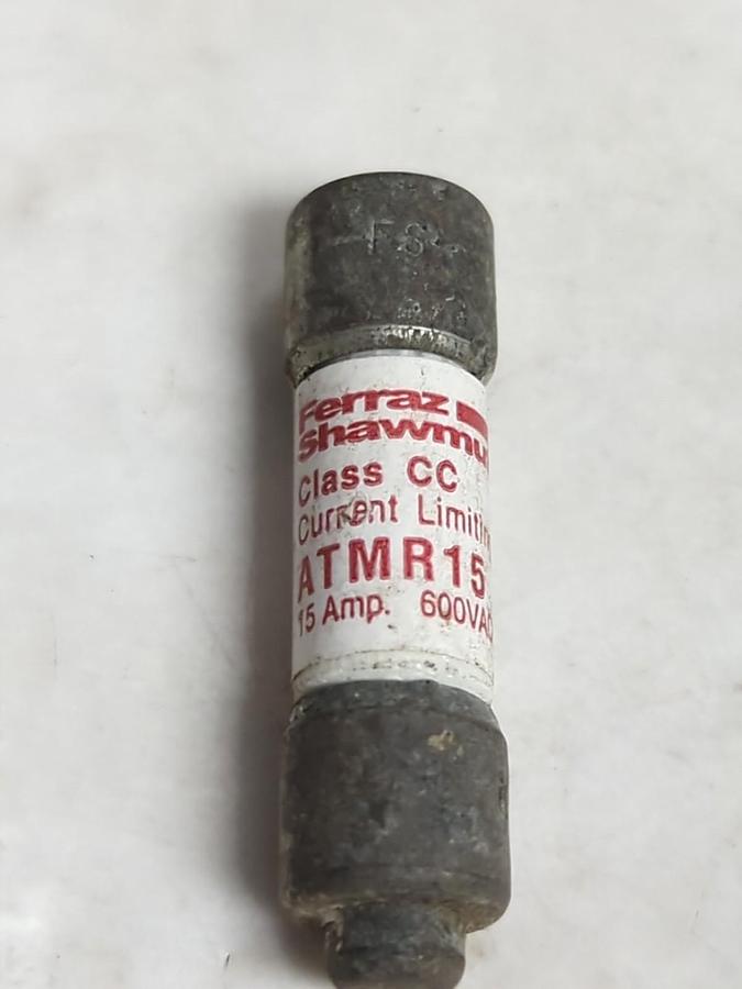 Used FERRAZ SHAWMUT,ATMR15,CLASS CC 15 AMP FUSE LOT OF 14 PRE-OWNED