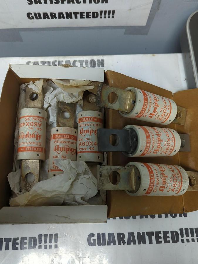 GOULD SHAWMUT,A60X400-4K,AMP-TRAP 400 AMP FUSES BOX OF 6 NOS