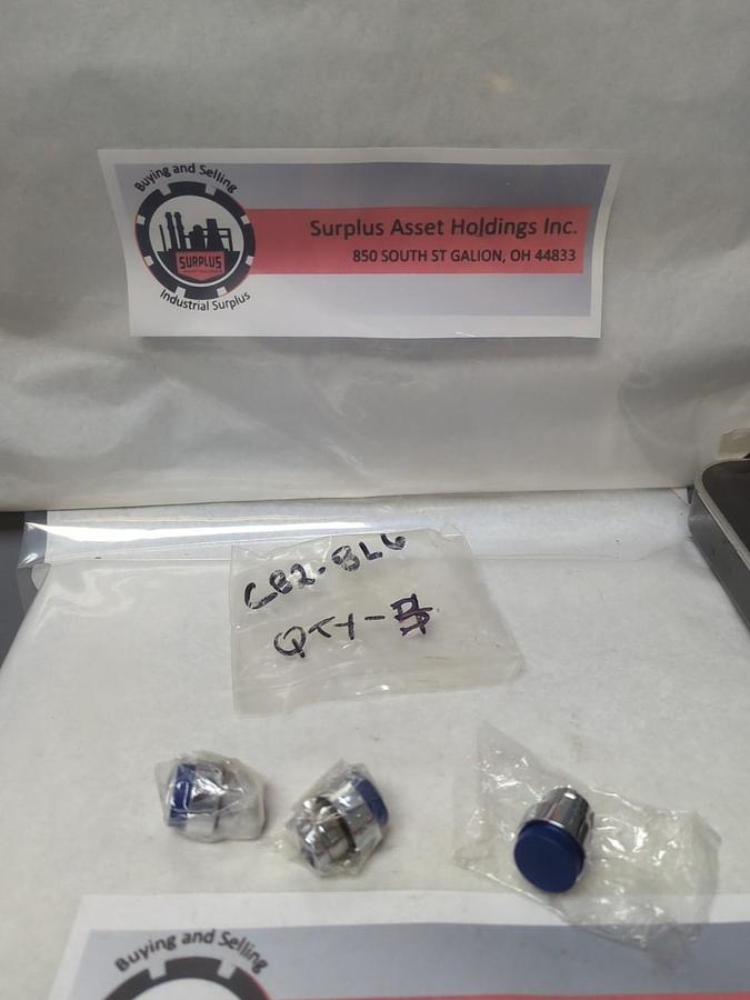 CERUS,CB2-BL6,BLUE PUSHBUTTON LOT OF 3 NOS