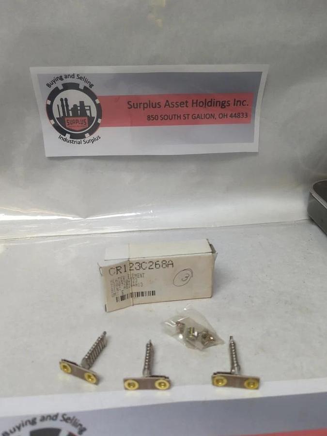 GENERAL ELECTRIC,CR123C268A,OVERLOAD HEATER ELEMENT LOT OF 3 NOS