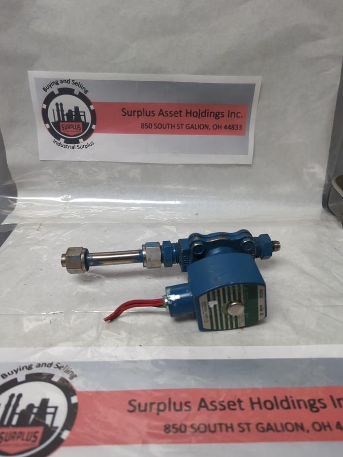 Used ASCO,8210G94,VALVE 1/2 INCH 10.1 WATTS PRE-OWNED