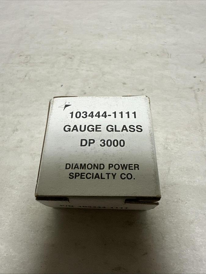 Used Diamond Power,103444-1111,DP-3000 Water Gauge Glass