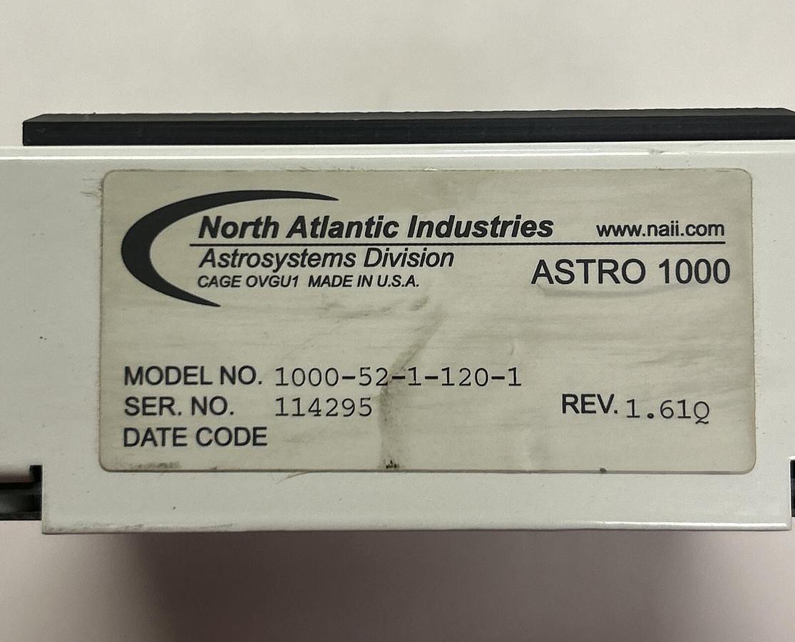 Used ASTROSYSTEMS,AP52-3-1-1,SERVO CONTROL POSTION SYNCHRONIZER