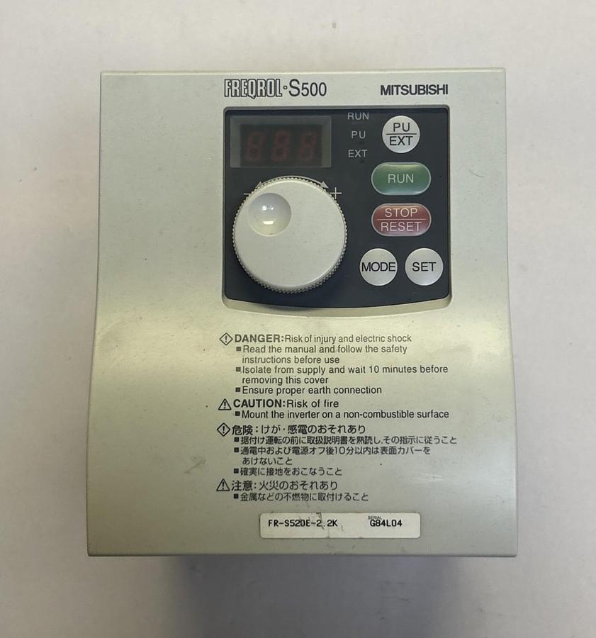 Used MITSUBISHI,FR-S520E-2.2K,INVERTER