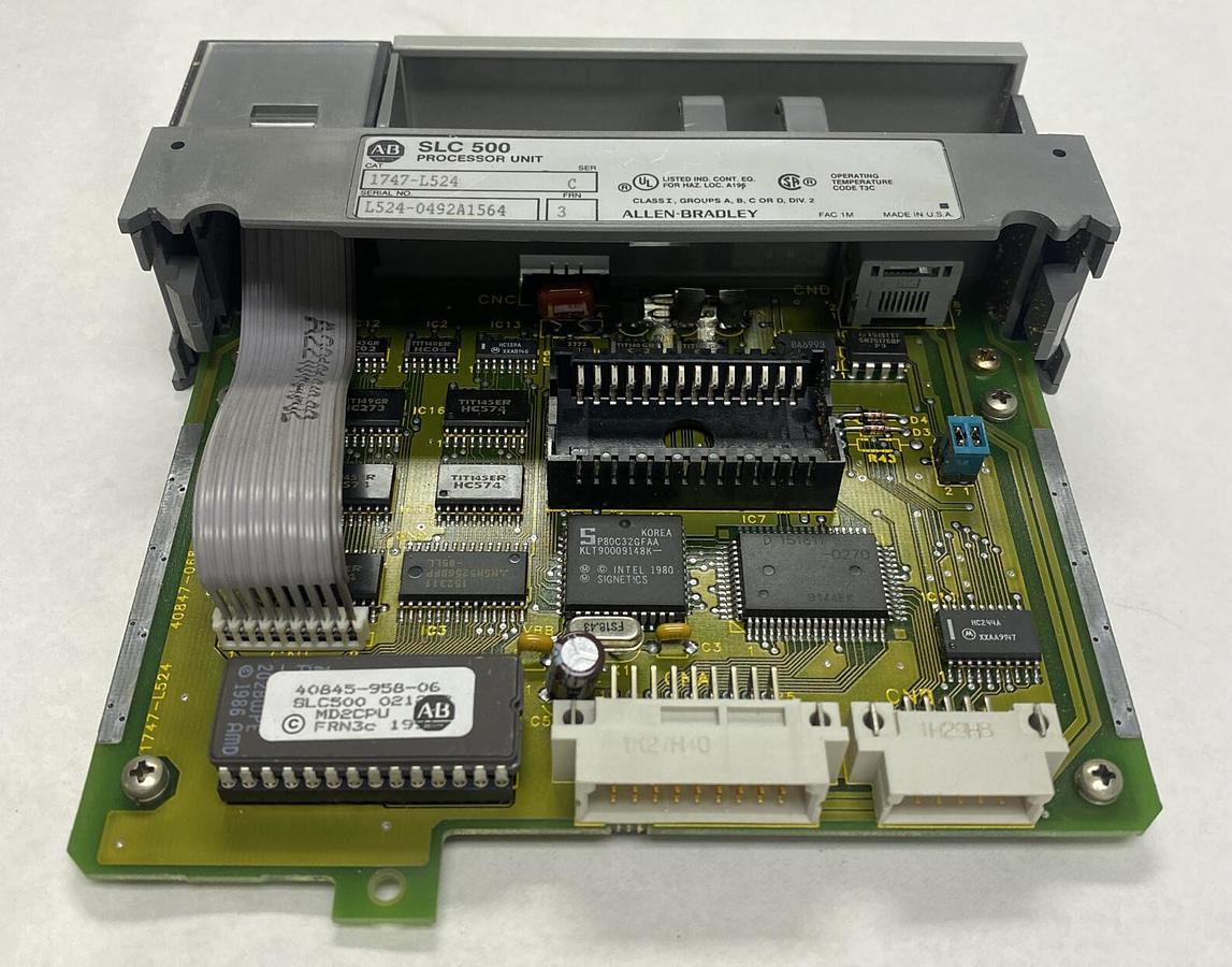 Used ALLEN BRADLEY,1747-L524,SER C FRN 3 PROCESSOR MODULE