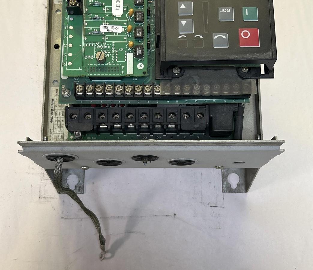 Used ALLEN BRADLEY,1336F-BRF20-AN-EN,ADJUSTABLE FREQUENCY AC DRIVE
