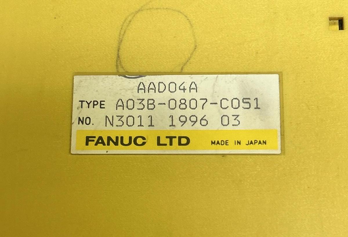 Used FANUC,A03B-0807-C051,ANALOG MODULE