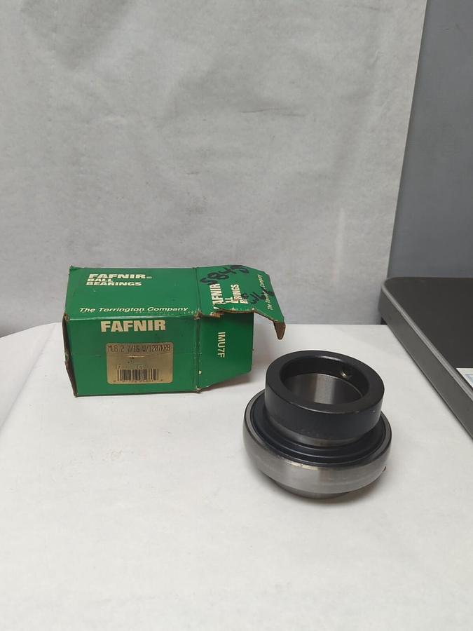 FAFNIR,MUB 2-7/16 W/1207KRB,BALL BEARING INSERT WITH LOCKING COLLAR NOS