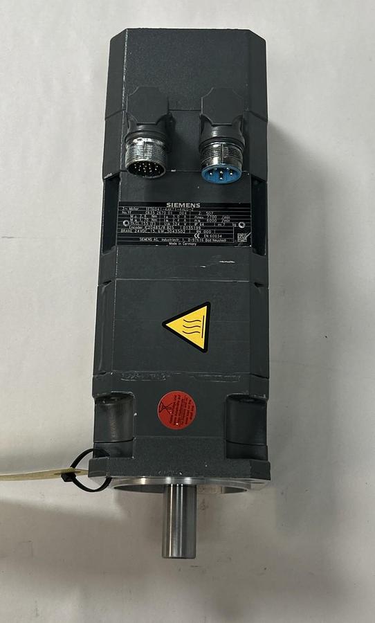 Used SIEMENS,1FT6041-4AK71-4AL0-Z,SERVO MOTOR 6000-7700 RPM 324V 24VDC BRAKE