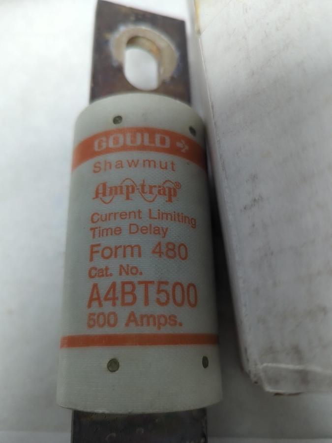 Used GOULD SHAWMUT,A4BT500,AMP-TRAP 500 AMP FUSE PRE-OWNED