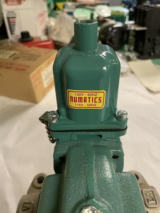 Used Numatics,6JSPA4SB,PNEUMATIC SOLENOID VALVE 120V COIL JSPA SERIES NOS