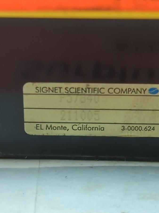 Used SIGNET,P57840,BATCH ACCUMULATOR PRE-OWNED