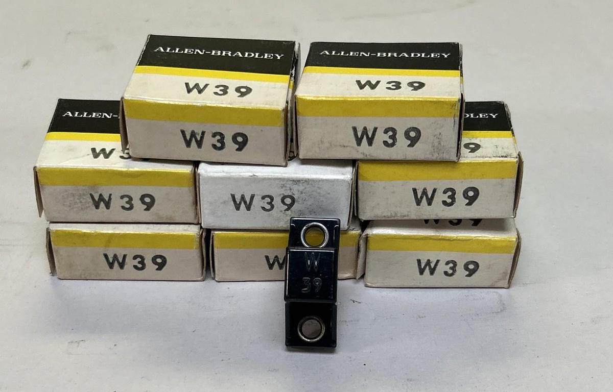 ALLEN BRADLEY,W39,THERMAL OVERLOAD HEATER ELEMENT LOT OF 8 NOS
