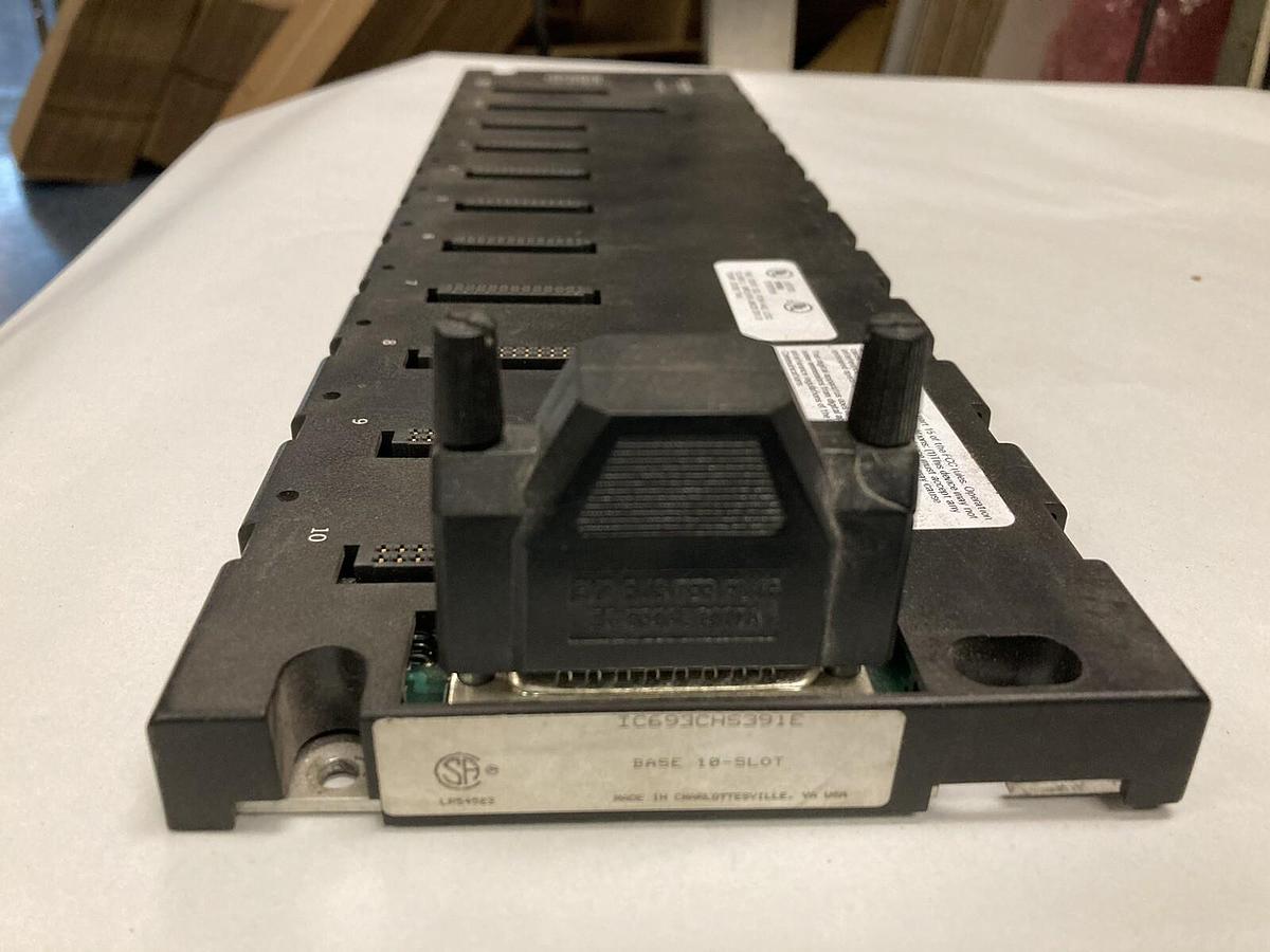 Used GE Fanuc,1C693CHS391E,10-Slot Programmable Controller Base