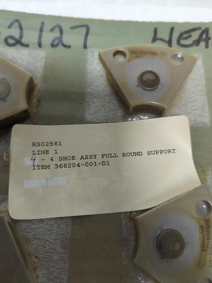 FLOWSERVE,RS02561,THRUST SHOE PACK OF 4 NEW