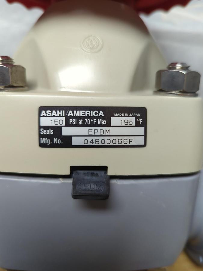 ASAHI,04B00066F,DIAPHRAGM VALVE EPDM SEALS 2 INCH 150 PSI NOS