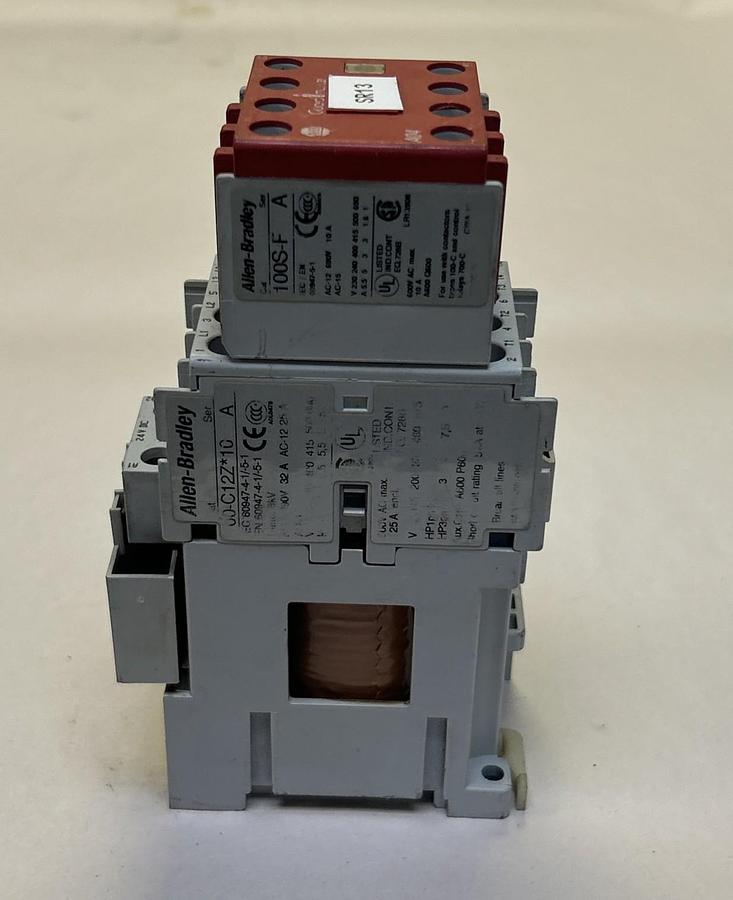Used ALLEN BRADLEY,100S-C12ZJ14C,CONTACTOR 24VDC COIL